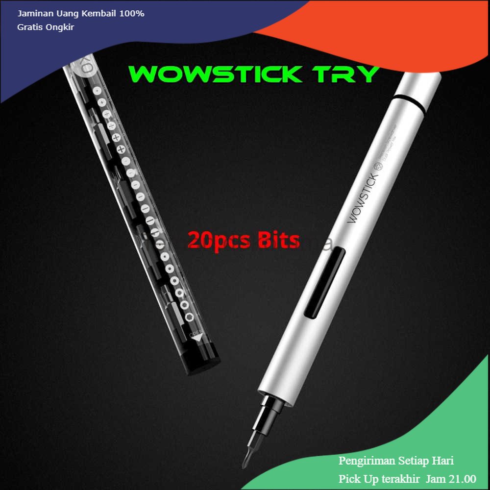 TD - HTA Wowstick Try 20 in 1 Obeng Elektrik Precision Screwdriver