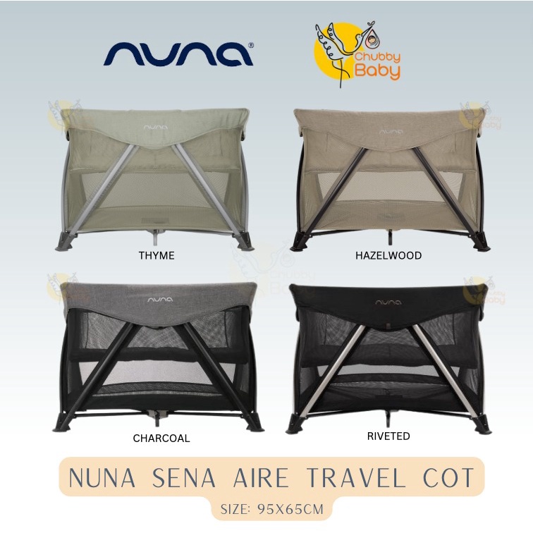 Nuna Travel Bed Sena Aire 95x65cm | Hazelwood