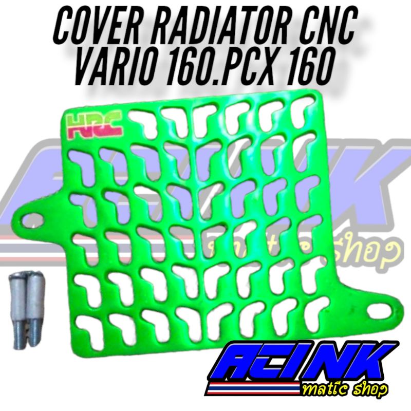 Cover radiator ARM FULL CNC ALMUNIUM VARIO 160 NEW PCX 160 NEW motif ARM full cnc