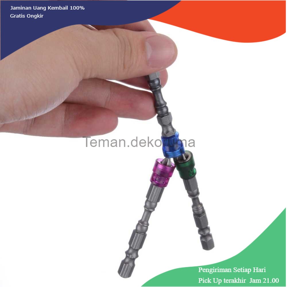 TD - HTA Mayitr Kepala Obeng Magnetic Screwdrivers Hex S2 PH2 5 PCS - BI3823