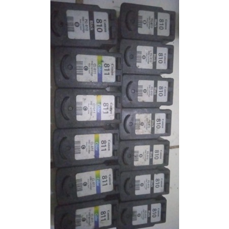 Cartridge Canon PG-810 CL-811 Bekas Kosongan