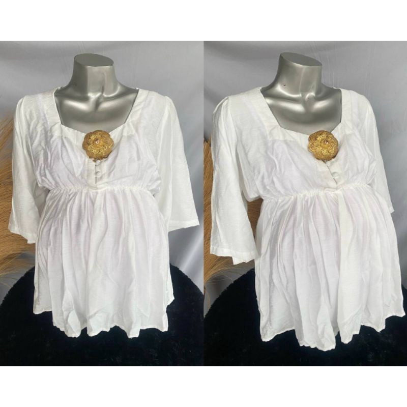 Kebaya Bali By Ani Kebaya Hamil Linen Halus