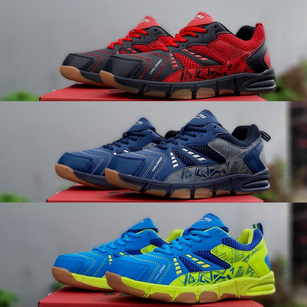 CHALLENGER BADMINTON SHOES KIDS SIZE 34 -37/SEPATU BADMINTON ANAK CHALLENGER ORIGINAL
