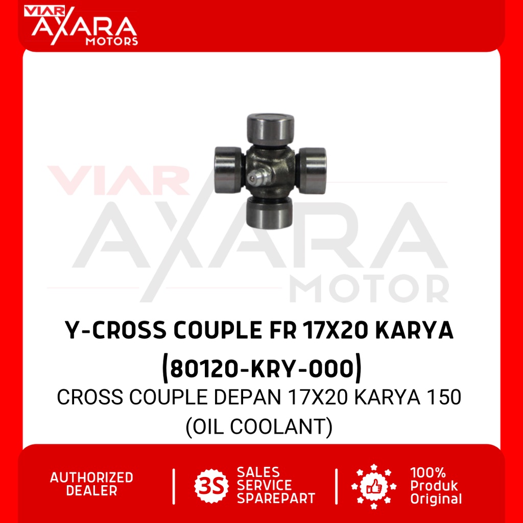 Y-Cross Couple FR 17x20 Karya / Cross joint / Cross Couple Depan 17x20 Sparepart Viar Karya 150 CC (