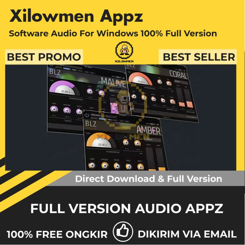 [Full Version] BLZ Coloured Reverb Pack 20 Pro Lifetime Audio Software WIN OS