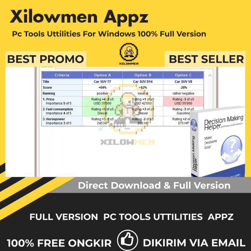 [Full Version] Infonautics Decision Making Helper Pro PC Tools Software Utilities Lifetime Win OS