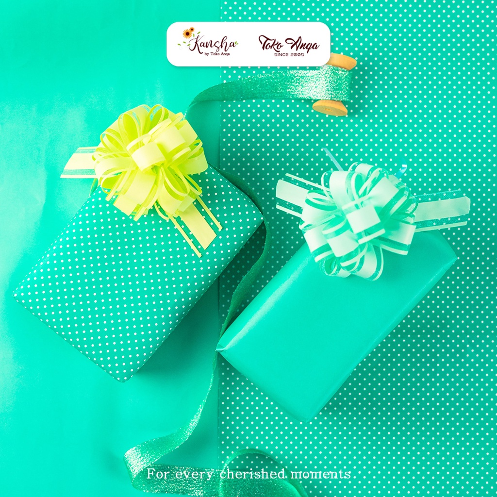 

TOKO ANQA-Kertas Kado Papyrus Polkadot DOTS 12 warna Tosca / Turquoise Uk. 48 x 65 cm 100 gsm
