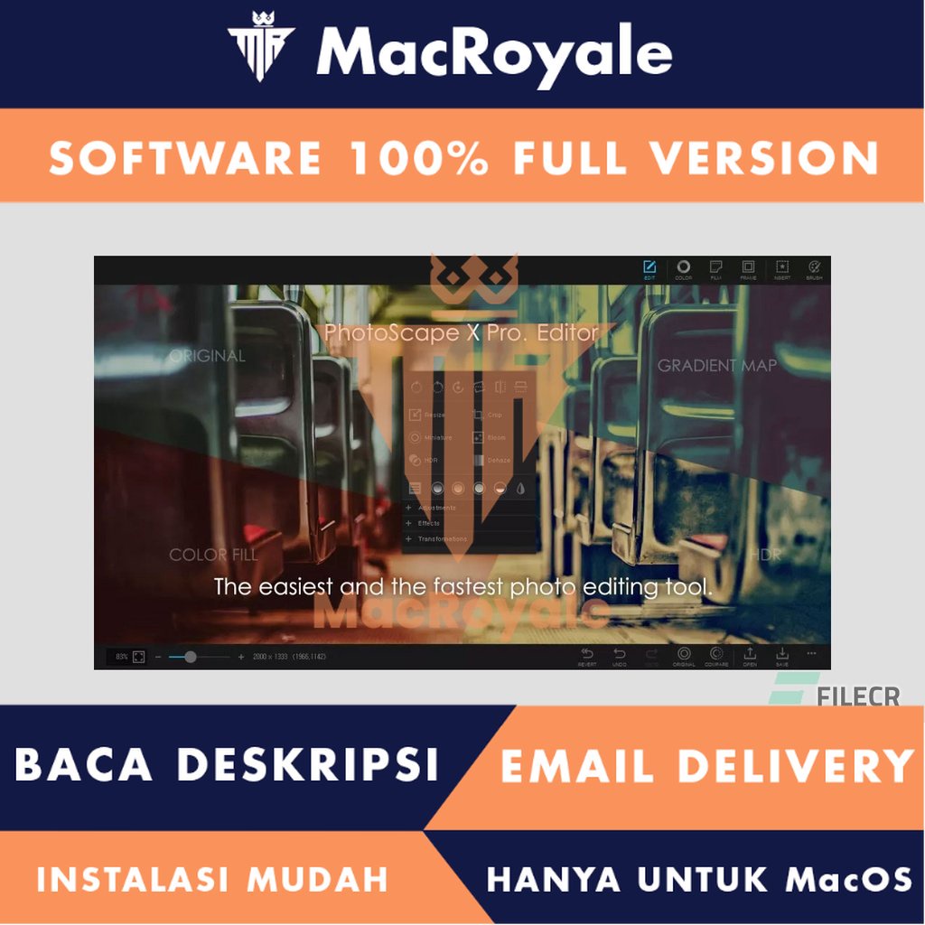 [MacOS] PhotoScape X Pro Full Version Lifetime Full Garansi