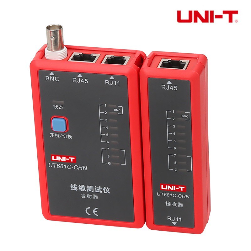 AKN88 - UNI-T UT681C - Alat Scan dan Tes Kabel Jaringan Ethernet RJ11 RJ45 BNC