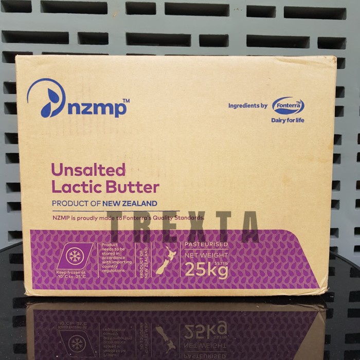 UNSALTED BUTTER NZMP 25KG