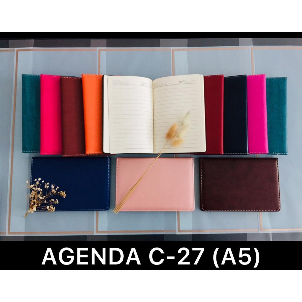 

BUKU AGENDA C27 UKURAN A5 (UKURAN 14 X 20CM) ISI 172 HALAMAN ANEKA WARNA