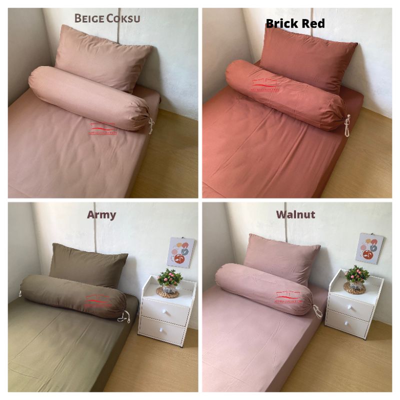 Sprei Set 90x200 Single Size Nomor 4 Tinggi 20