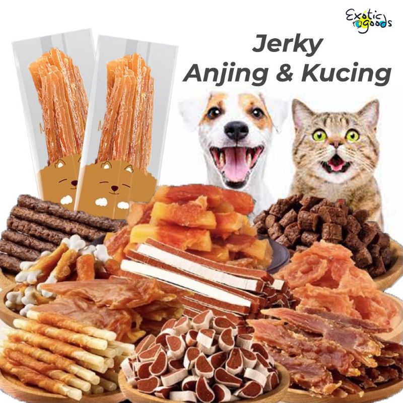 PREMIUM BEEF JERKY SNACK DAGING SAPI UNTUK ANJING SNACK DAGING UNTUK KUCING SNACK JERKY SNACK JERKY ANJING SNACK JERKY KUCING SNACK DAGING UNTUK ANJING SNACK DAGING KUCING WET FOOD ANJING WET FOOD KUCING SNACK JERKY MURAH SNACK JERKY STICK SNACK BEEF