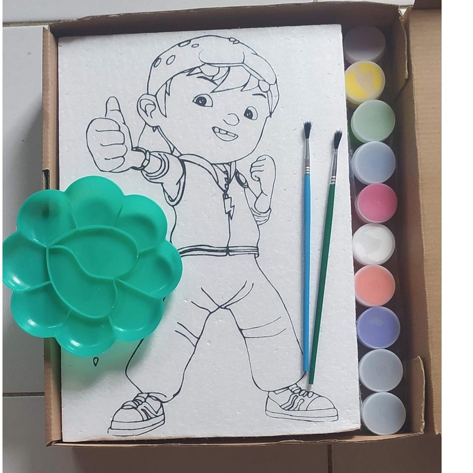

Murah Baru Painting Kit Paket Melukis Anak Styrofoam
