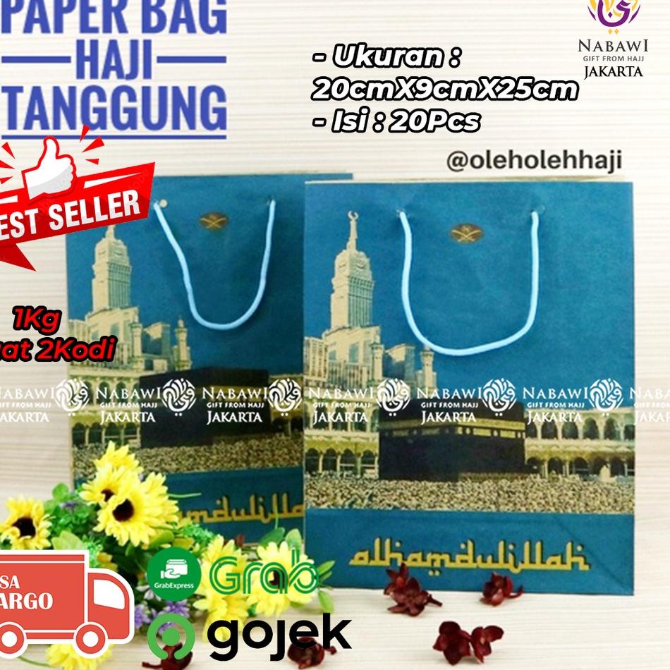 

Promo Terbaik Paper Bag Haji Besar Tanggung Kecil Tanggung Tebal / Tas Kertas / Tas Souvenir Haji / Oleh Oleh Haji