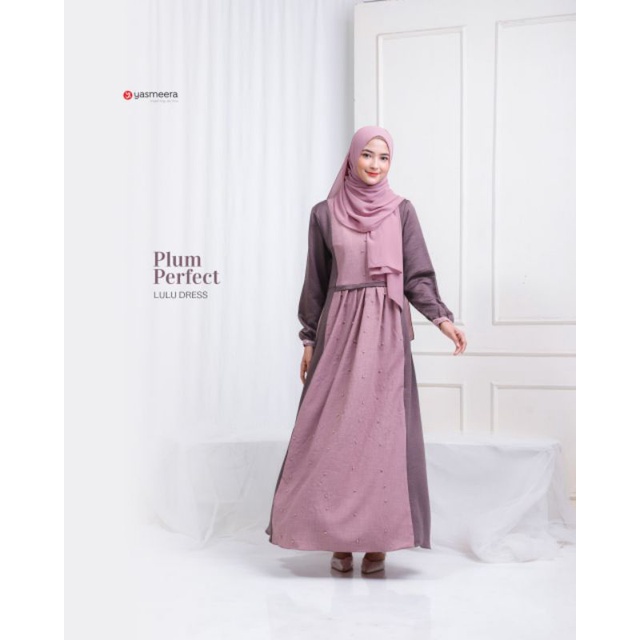 Lulu dress | yasmeera | gamis dewasa | gamis remaja | rekomendasi gamis