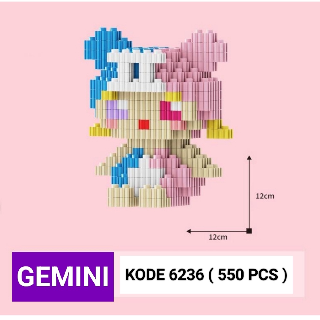 Nano Block 12 Zodiak Series Bintang Kelahiran Mainan Edukasi Anak Set Hadiah dan Pajangan