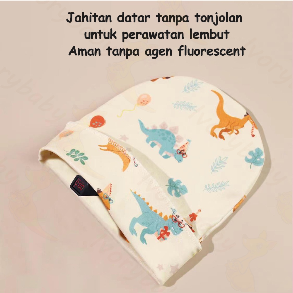 Ivorybaby Topi bayi newborn kupluk bayi lembut