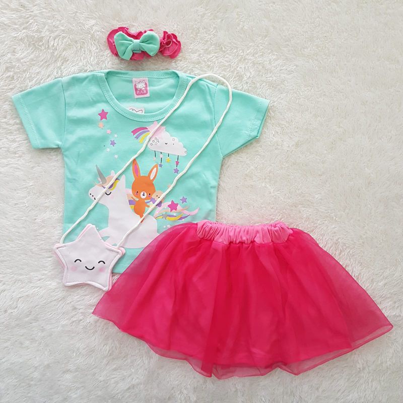 Baju Bayi Star Unicorn set