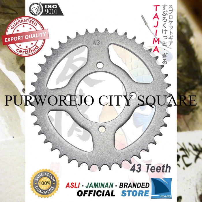 Spesial Gir Belakang / Gear Belakang 428-43T Yamaha Jupiter,Mx, New 135 TAJIMA