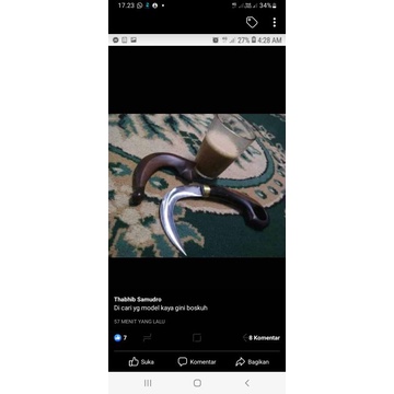 kerambit custom polos 4 pcs