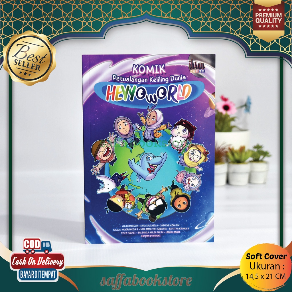 Buku Komik Anak Islami Petualangan Keliling Dunia Heyyo World Heyyoworld Ihsan Media Soft Cover Orig