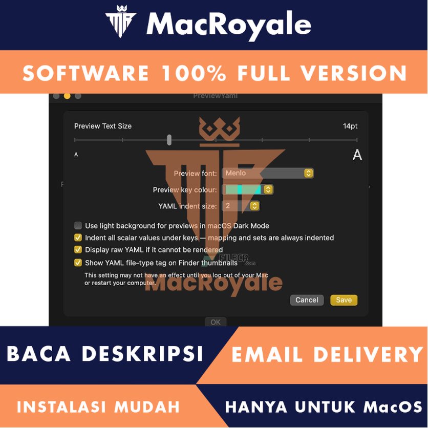 [MacOS] PreviewYaml Full Version Lifetime Full Garansi