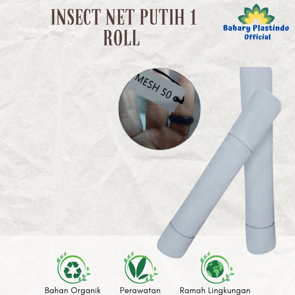 Insect Net Kelambu Penghalang Serangga Lebar 3 M Mesh 40