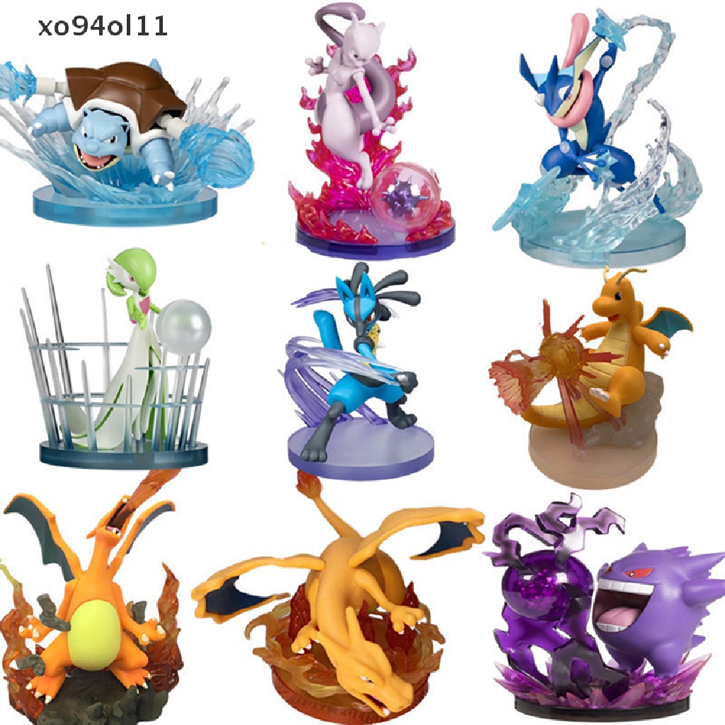 Xo 1Pc 13/20cm Pokemon Lucario Gengar Charmander Anime Action Figure Mainan OL