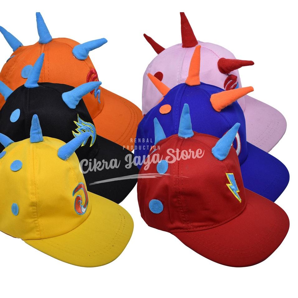 『MPD』 Topi BoboiBoy Anak 2-10 Tahun Free Bordir Nama