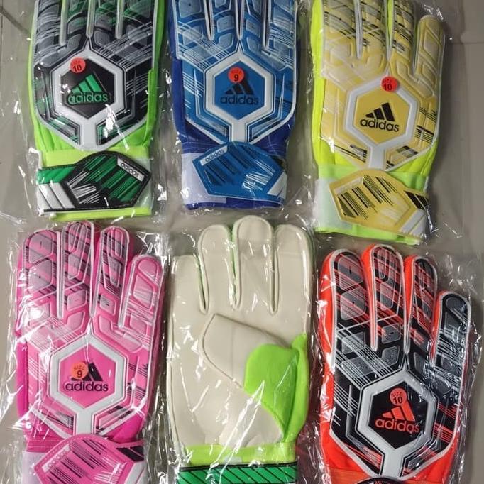 Sarung Tangan Kiper Bola ADIDAS New Model (fingersave) TULANG
