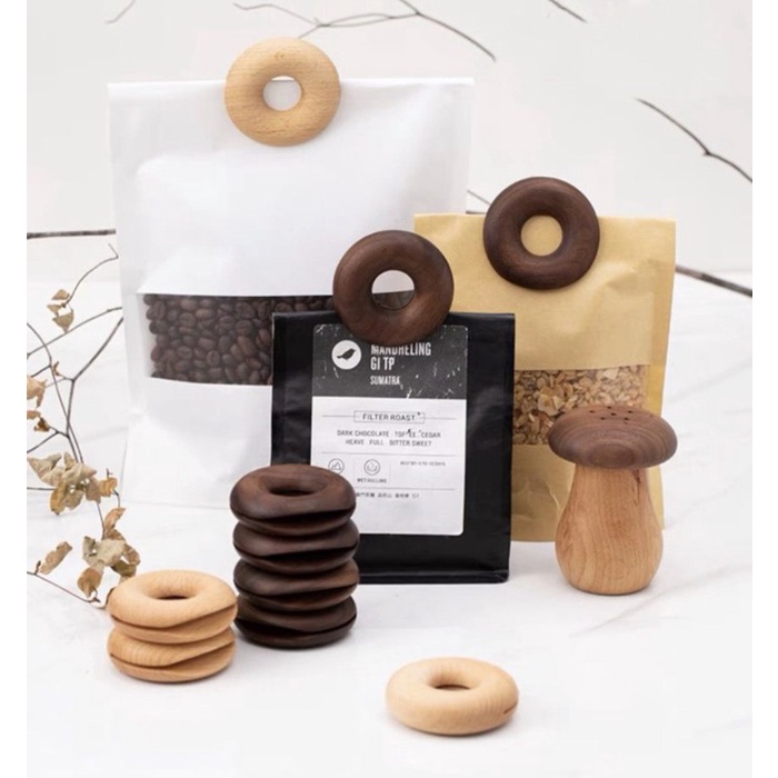 

Terlaris Doughnut Wooden Snack Clip