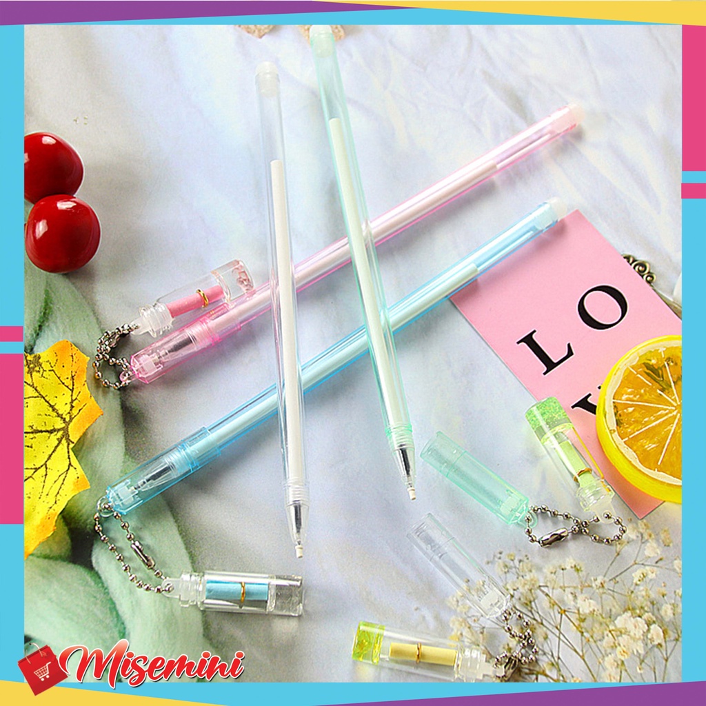 

Ⓜ️ Ⓜ️️Pulpen Gantungan Botol Surat Pena Karakter Lovely Bottle Letter Pendant Pen