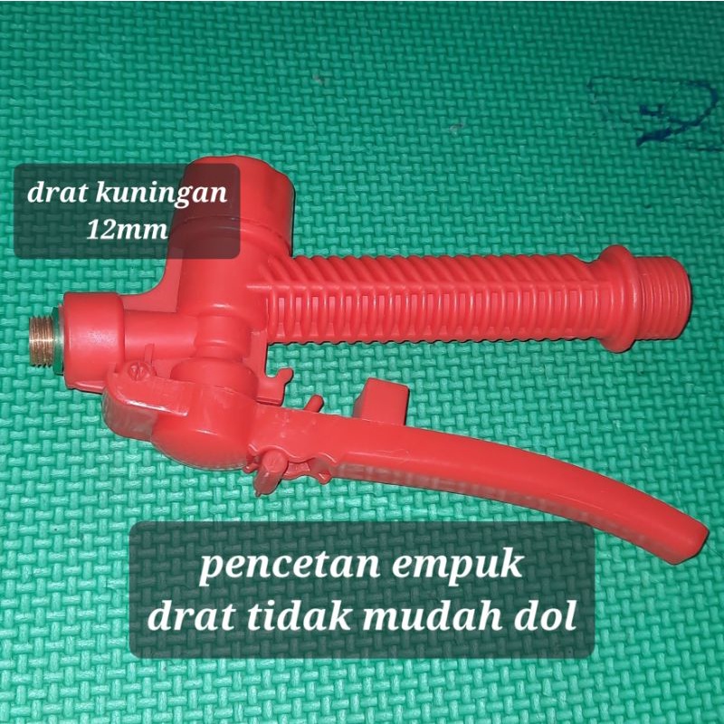 Gagang Pencetan SWAN drat kuningan 12mm tangki pompa sprayer manual elektrik F16 SA14 GSE16 MTB16 Handle trigger