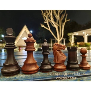 Catur kayu Sawo aseli model old Staunton