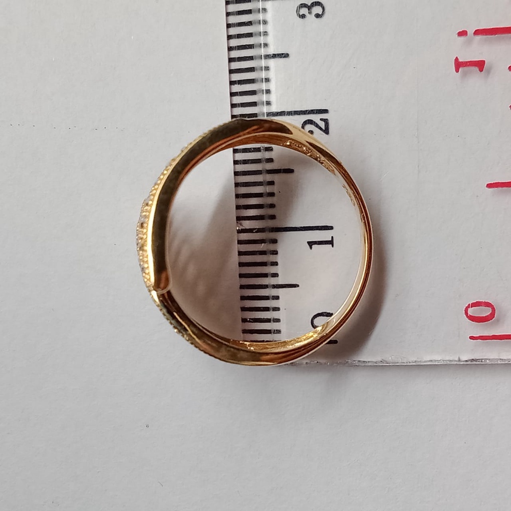 Cincin emas 17k - 3.85 gr kadar 750 - 4151