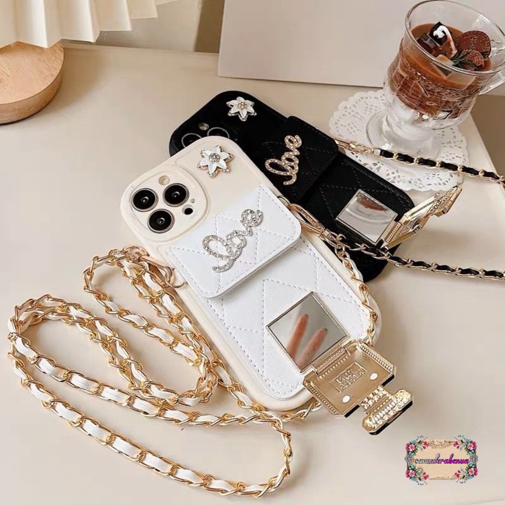 GC06 SOFTCASE TAS TALI RANTAI FOR INFINIX SMART 4 5 6 PLUS HOT 8 9 9 PLAY 10 10S 11 PLAY  11S SB4782