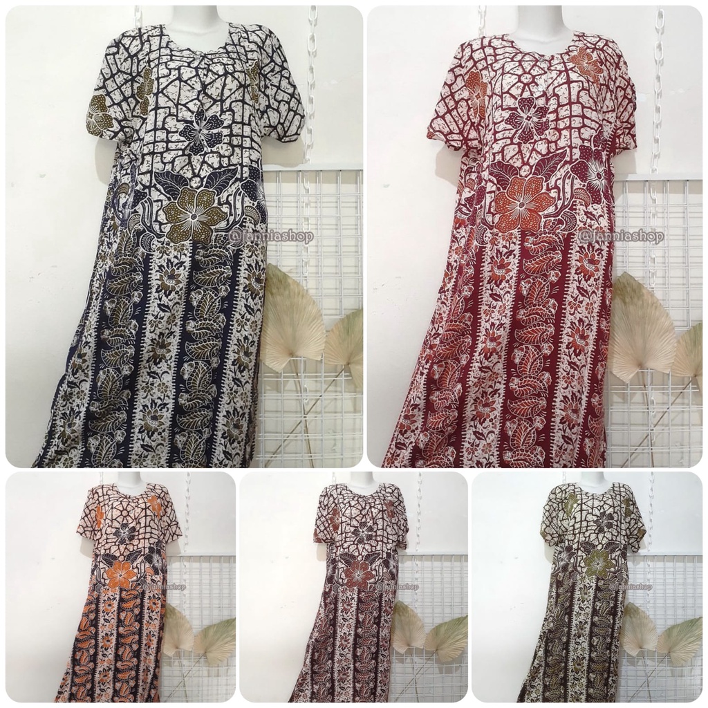 Daster kekinian / Daster batik busui / Daster murah banyak motif / Daster ibu