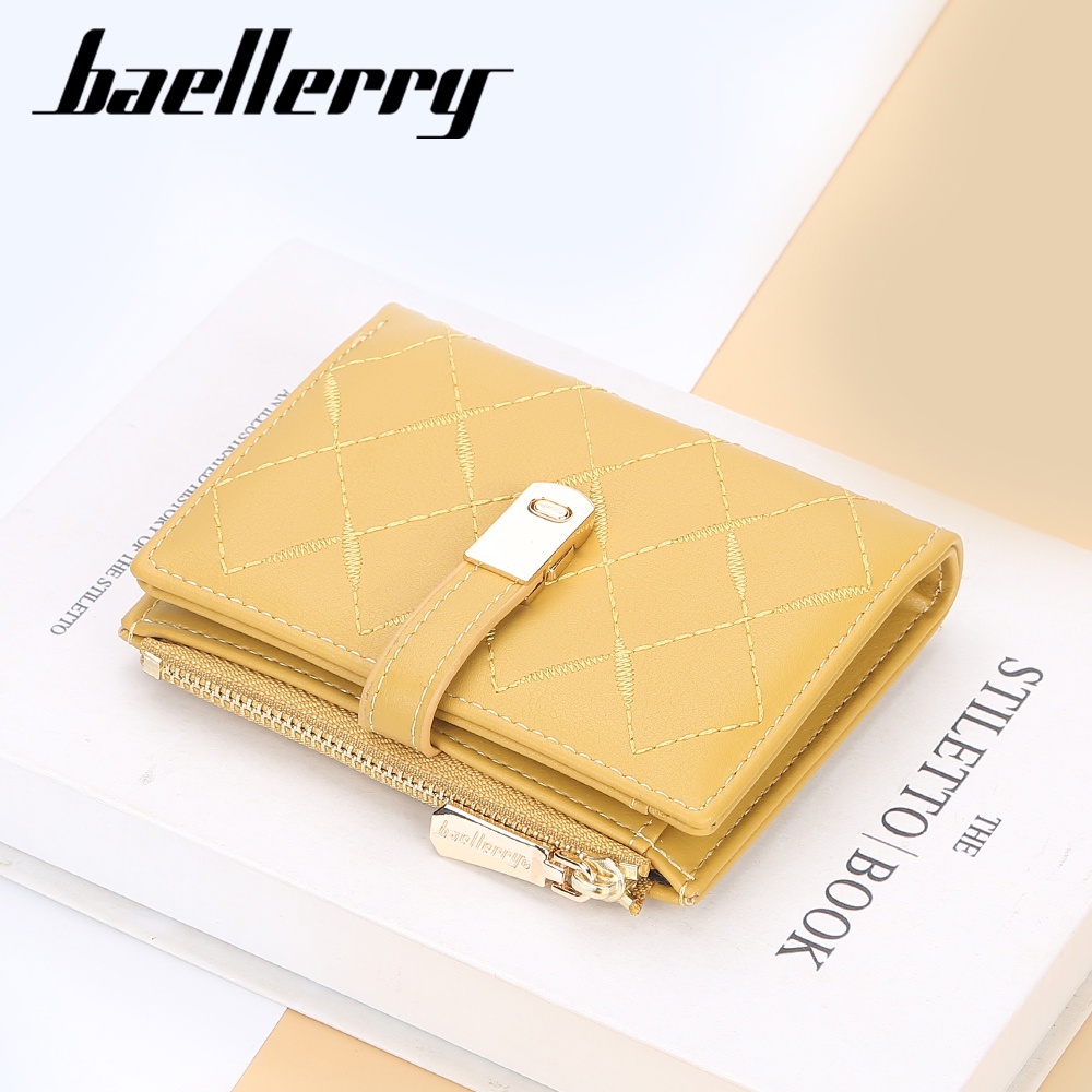 BAELLERRY N8628 Dompet Wanita Kecil Bahan Kulit PU Leather Premium WATCHKITE WKOS