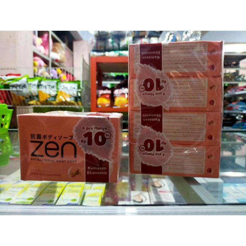 zen sabun batang isi 4*60gr (varian random)