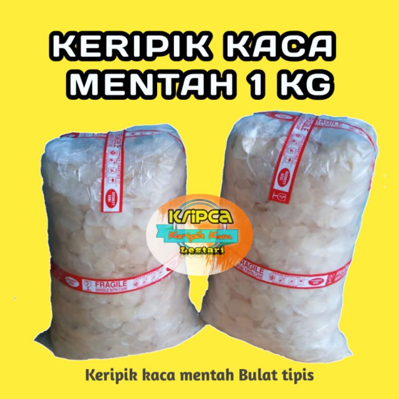 

KERIPIK KACA MENTAH ( 1.KG ) BULAT TIPIS LANGSUNG DARI TANGAN PERTMA
