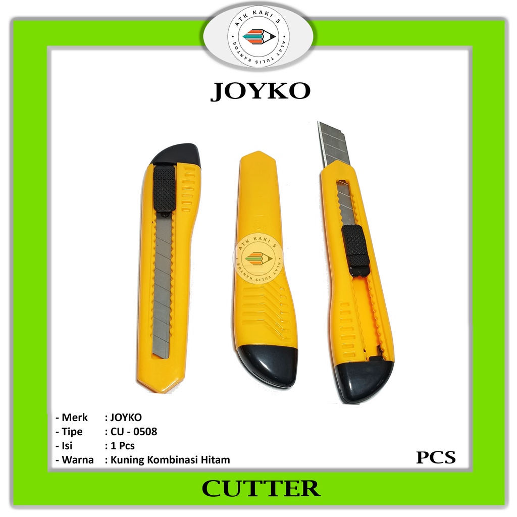 

JOYKO - Pisau Cutter CU 0508 - Pcs