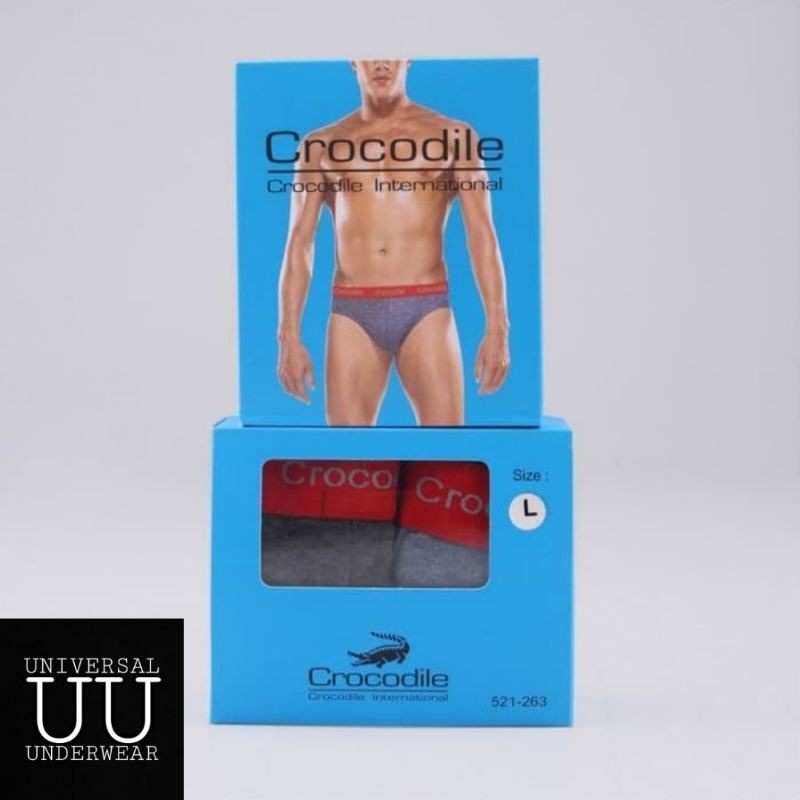 CD Celana Dalam Pria Sempak Cowok Dewasa Crocodile Kode 521-263 Termurah By Universal Underwear TOKO KEANULOVA