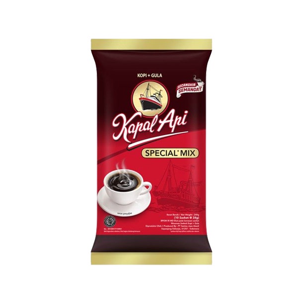 

KAPAL API COFFEE SEPECIAL MIX ISI 10 SACHET X 25 GR - KOPI