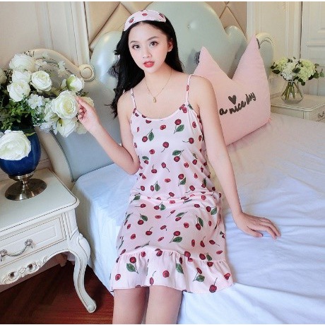 Baju Tidur Wanita Daster Bahan Satin Sexy BT10