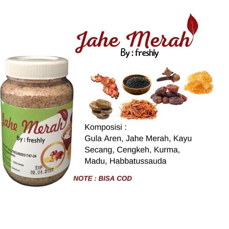 

☑ JAHE MERAH BY FRESHLYLEMON(1JM) ✾
