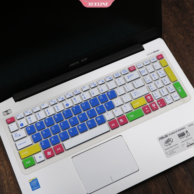 Pelindung Keyboard Laptop Untuk ASUS 15.6-inch FL8000UF8550 Silikon Lembut EU/US Color Laptop Soft Keyboard Membrane [ZXL]