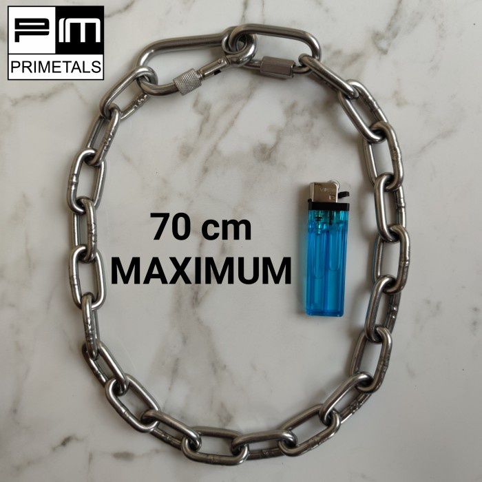 Terlaris 304 Stainless Steel Dog Collar Tether Kalung Rantai Leher Anjing Besar