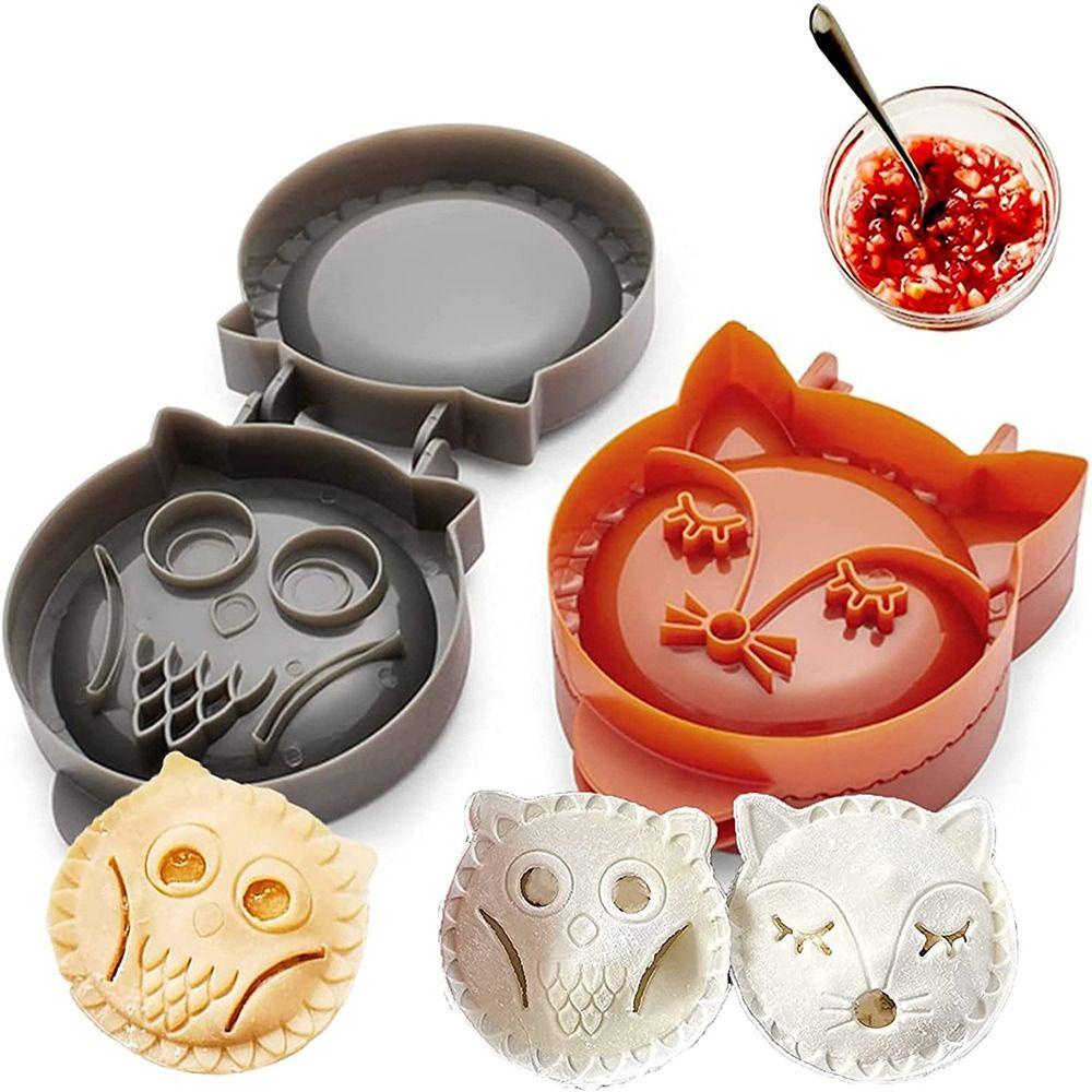 Hand Pie Mold Kit Bakery 2pcs /Set Mini Dapur Berbentuk Burung Hantu Biscuit Maker Pocket Pie Molds