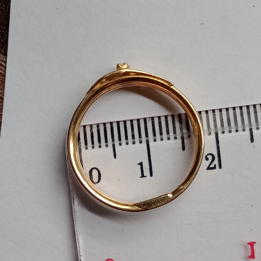 Cincin emas 17k - 1.45 gr kadar 750 - 4168